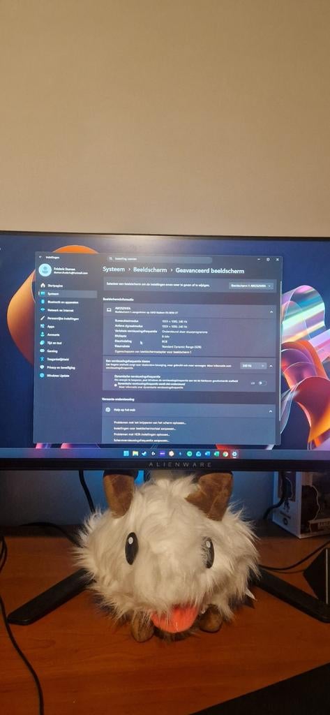 Alienware gaming monitor 240hz. AW2521HFA, Computers en Software, Ophalen of Verzenden, Gaming