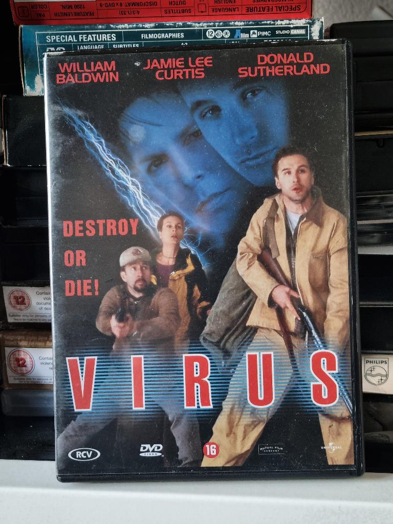 Virus, Donald Sutherland, William Baldwin, Jamie Lee Curtis, Cd's en Dvd's, Ophalen of Verzenden