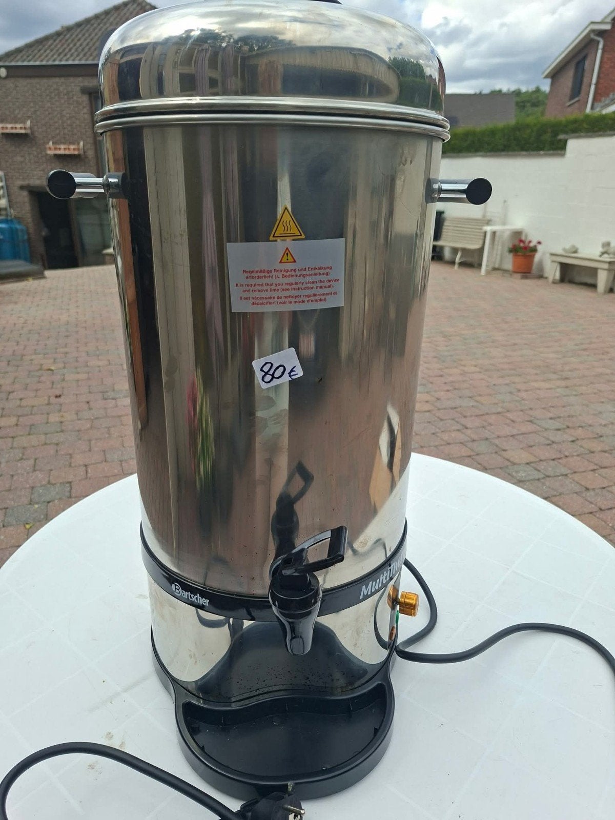 Grote perculator voor warme dranken  of gluhwijn, Zakelijke goederen, Ophalen, Gebruikt