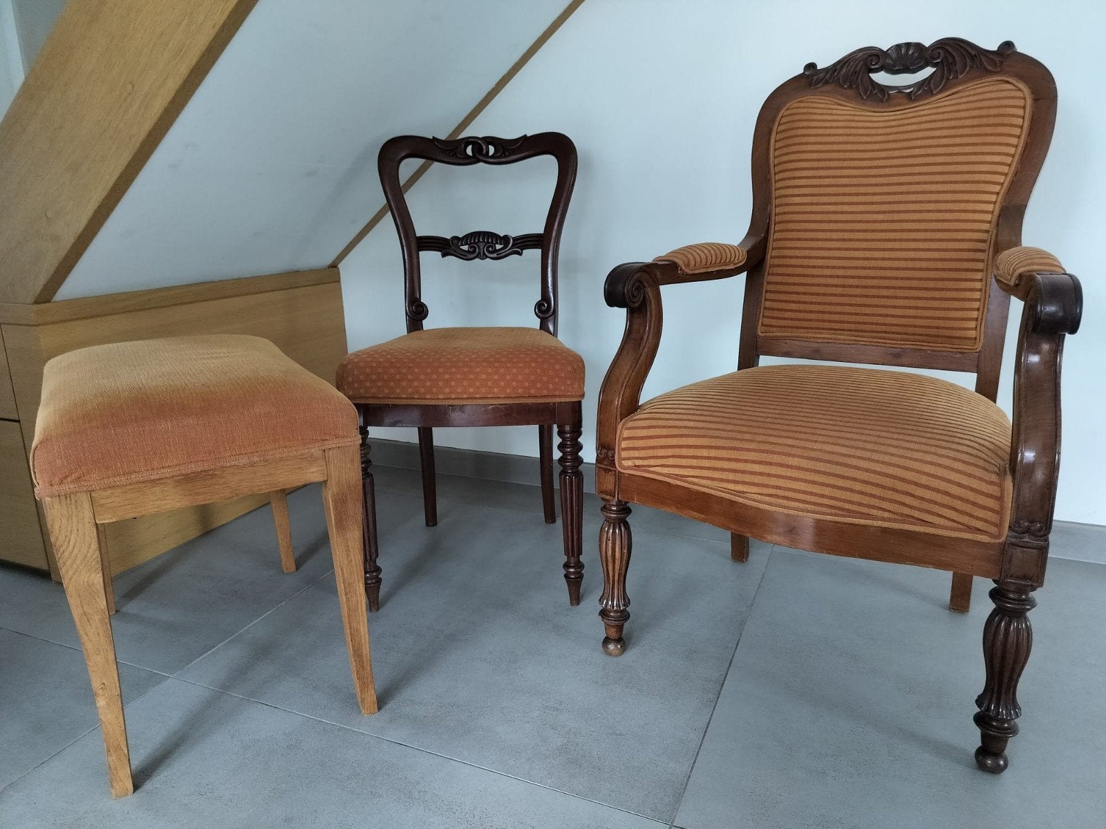 Chaises en bois, Antiquités & Art, Enlèvement ou Envoi