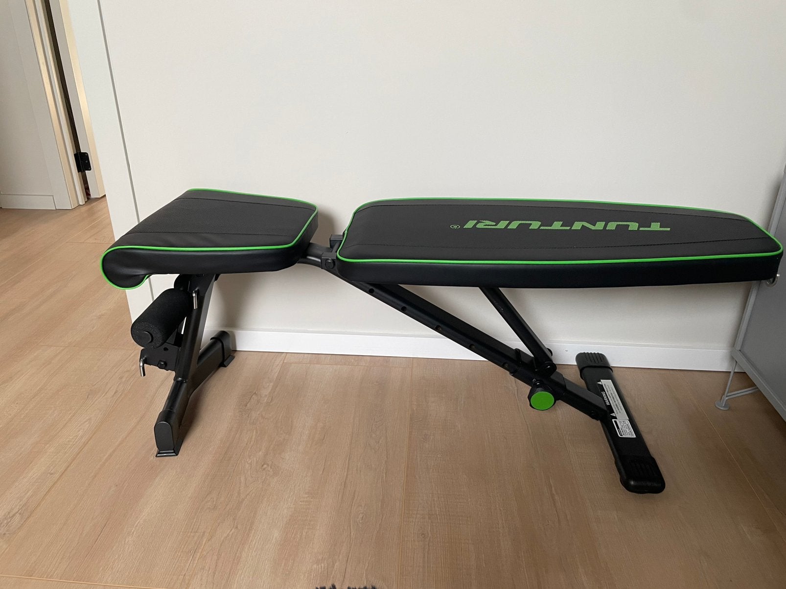 Fitnessbank tunturi, Sport en Fitness, Fitnessmaterialen, Ophalen, Zo goed als nieuw, Fitnessbank