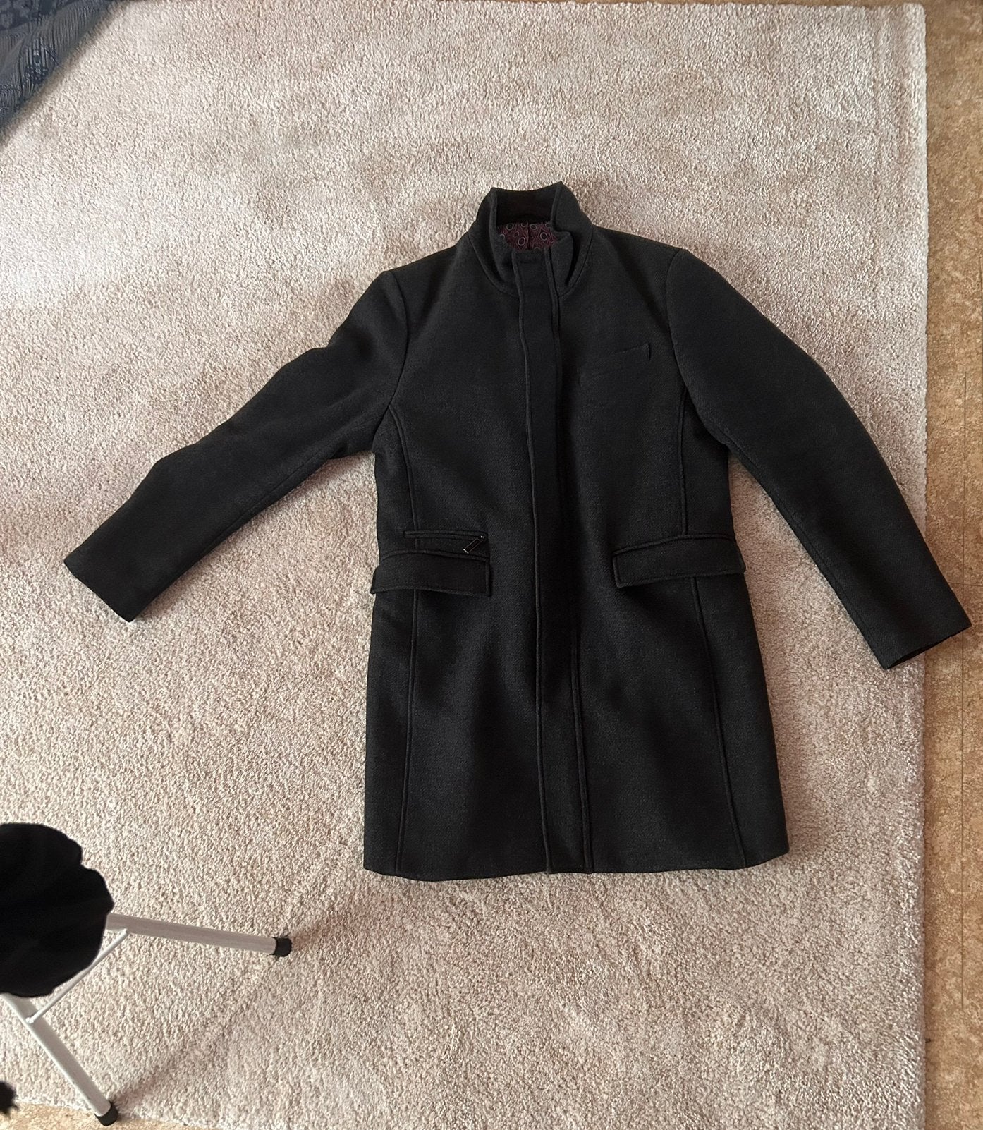 Manteau ted baker, Enlèvement ou Envoi, Porté, Taille 52/54 (L), Gris