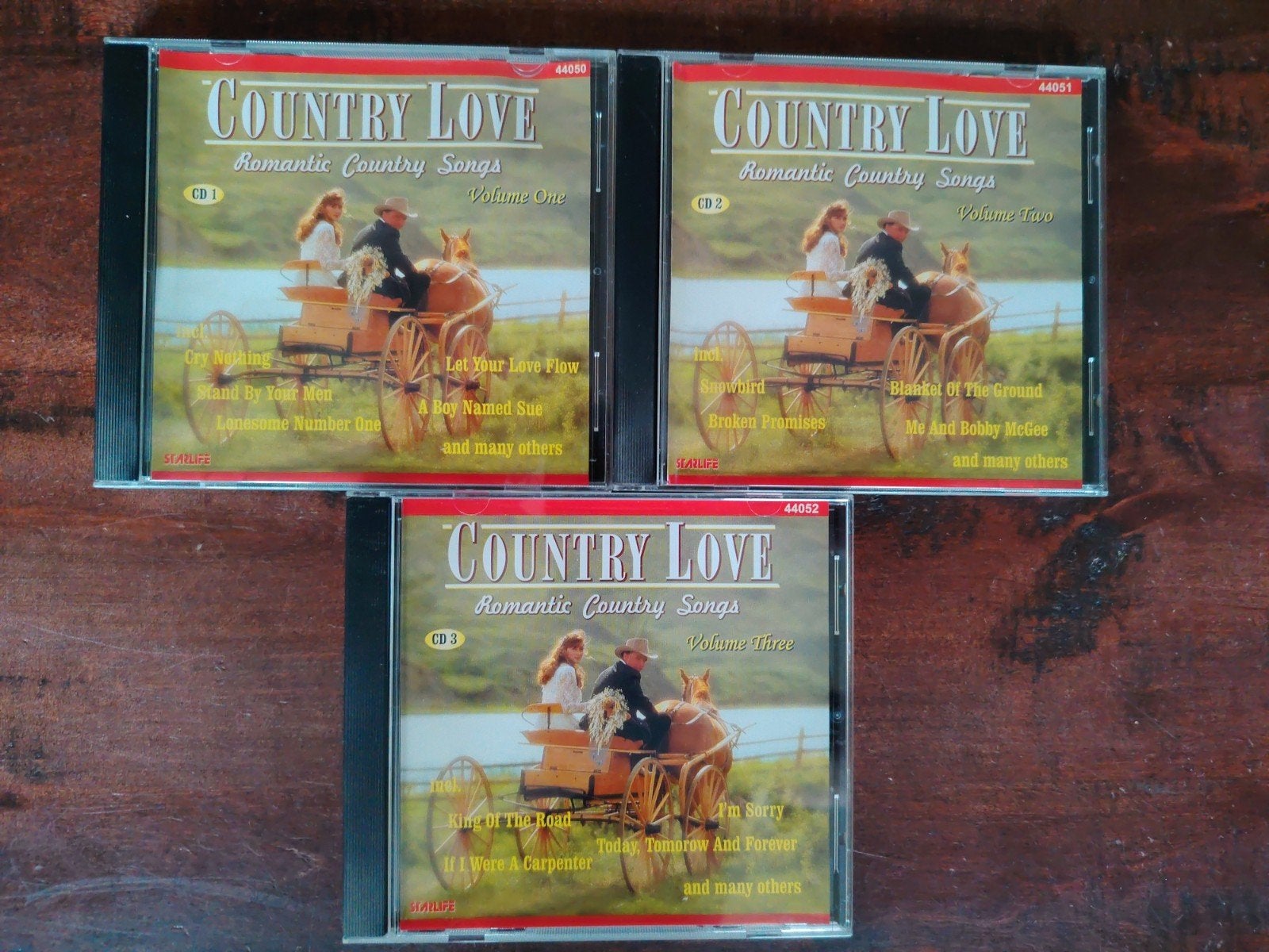 3 CD : COUNTRY LOVE - Romantic Country Songs Vol.1, 2 et 3, Enlèvement ou Envoi, Country