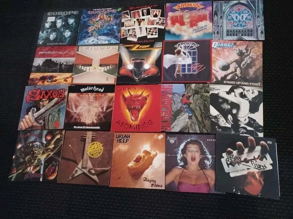 Meer dan 130 Lp vinylplaten rock, metal, ac/dc, motörhead, Cd's en Dvd's, Doom metal, LP, Overige formaten, Ophalen of Verzenden