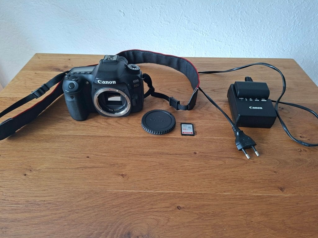 Canon EOS 80D body, TV, Hi-fi & Vidéo, Sans zoom optique, Canon, Enlèvement, Utilisé