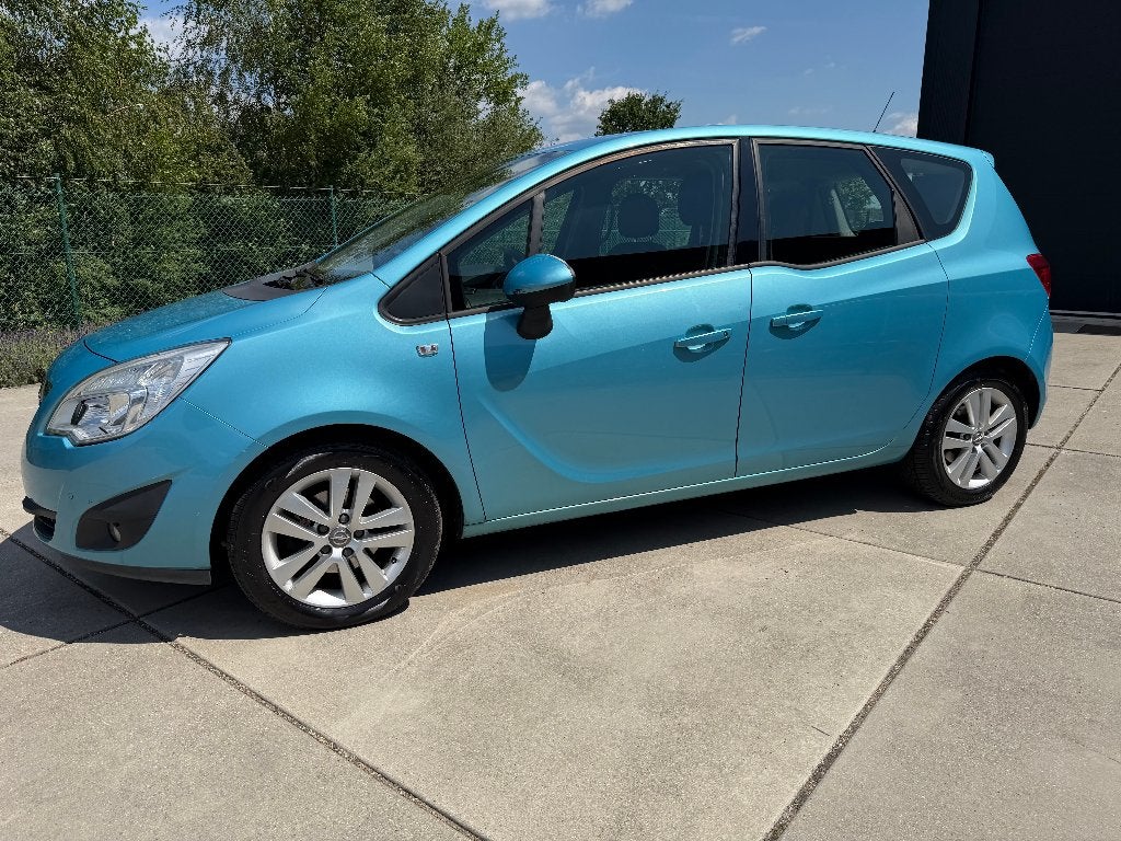 OPEL MERIVA 1.4 ARICO 2011 134 000 + Garantie, Auto's, Euro 5, Stof, Zwart, Blauw