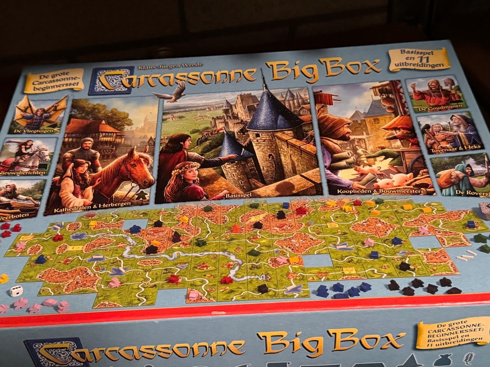 gezelschap spel Carcassonne grote doos, Ophalen of Verzenden