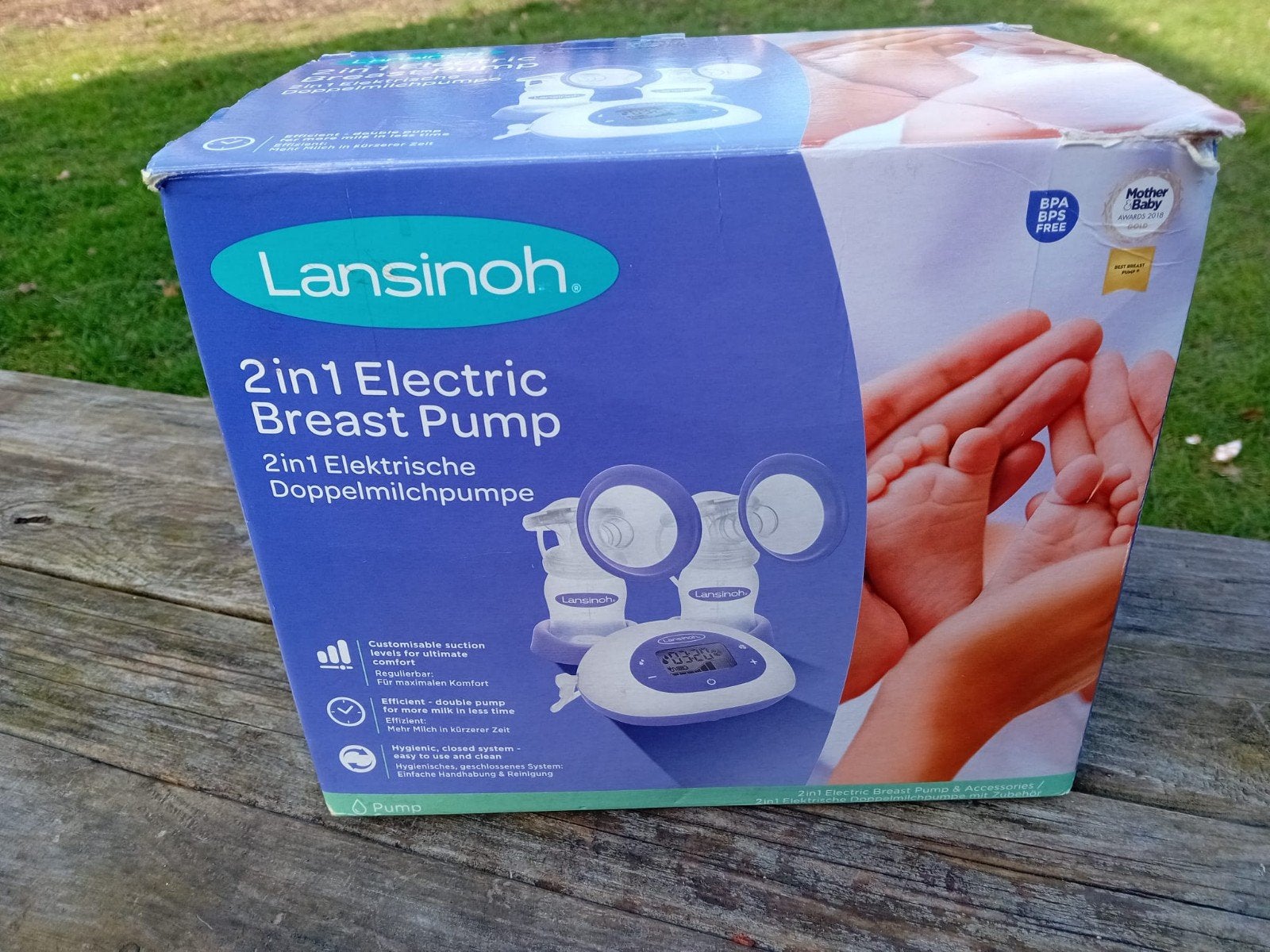 lansinoh 2-in-1 elektrische borstkolf, Kinderen en Baby's, Babyvoeding en Toebehoren, Ophalen, Overige merken, Borstkolf, Zo goed als nieuw