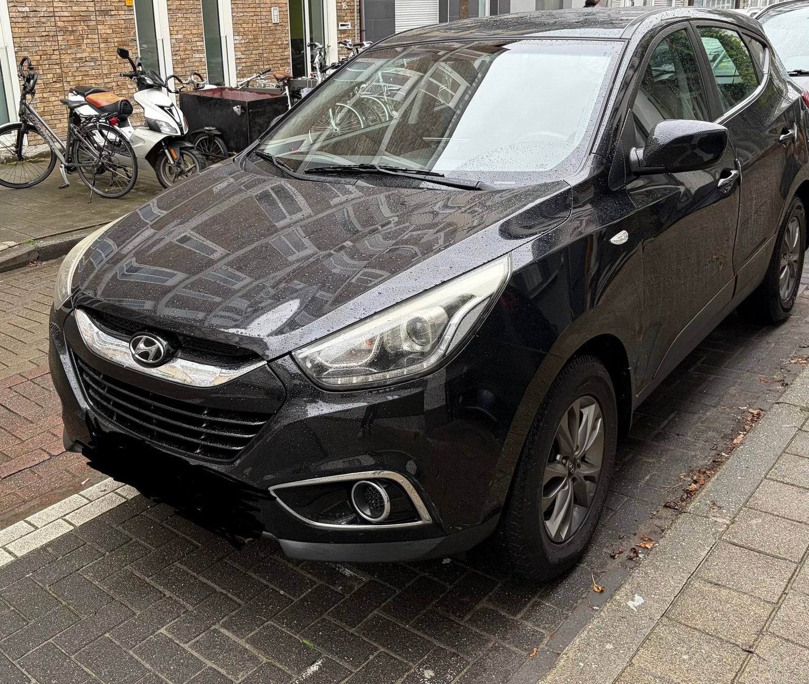 Hyundai Ix35 1.6 benzine 120000km 2015, Auto's, Voorwielaandrijving, Euro 5, Stof, Zwart