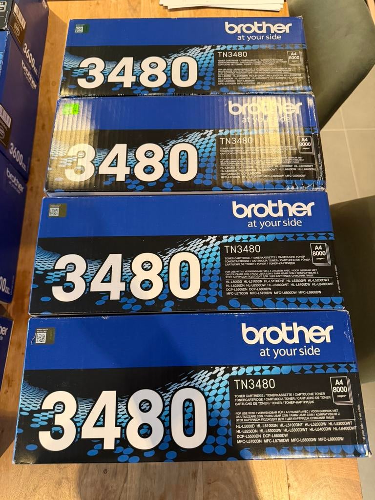 Brother TN-3480 toner cartridge, Ophalen of Verzenden, Nieuw, Toner, Brother