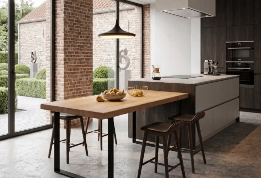 eiken tafel, Ophalen