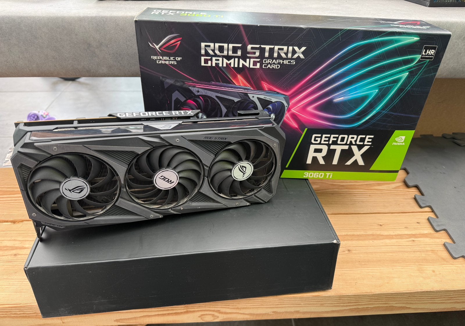 RTX 3060 Ti ROG Strix, Ophalen