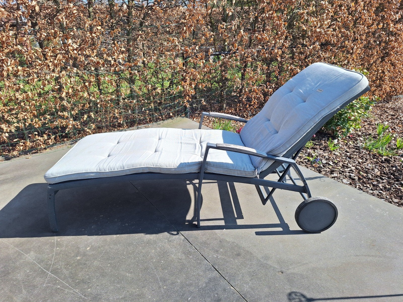 ligzetel, tuinstoel, ligbed, lounge merk Madison, Enlèvement, Utilisé, Pliant