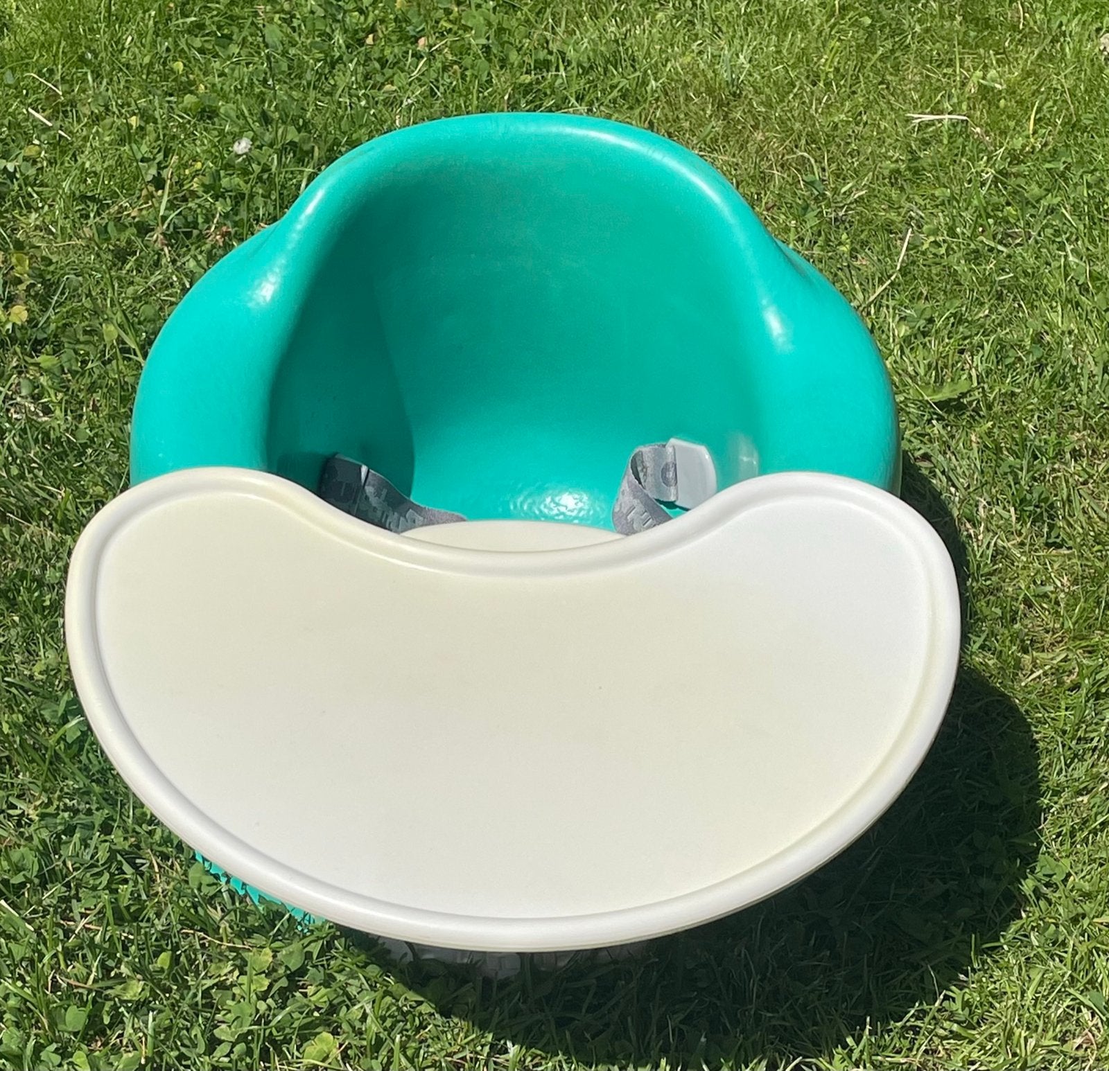 Bumbo seat met tafeltje, Ophalen, Gebruikt