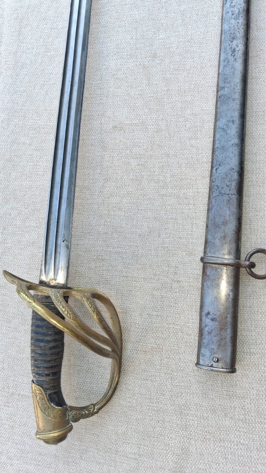 Franse sabel m1854 Dragon, Coulaux, Hérard Paris, Verzamelen, Ophalen of Verzenden, Landmacht, Zwaard of Sabel