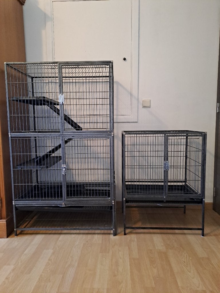 Cage rongeur et furet, Dieren en Toebehoren, Ophalen, Kooi, Zo goed als nieuw, 90 cm of meer