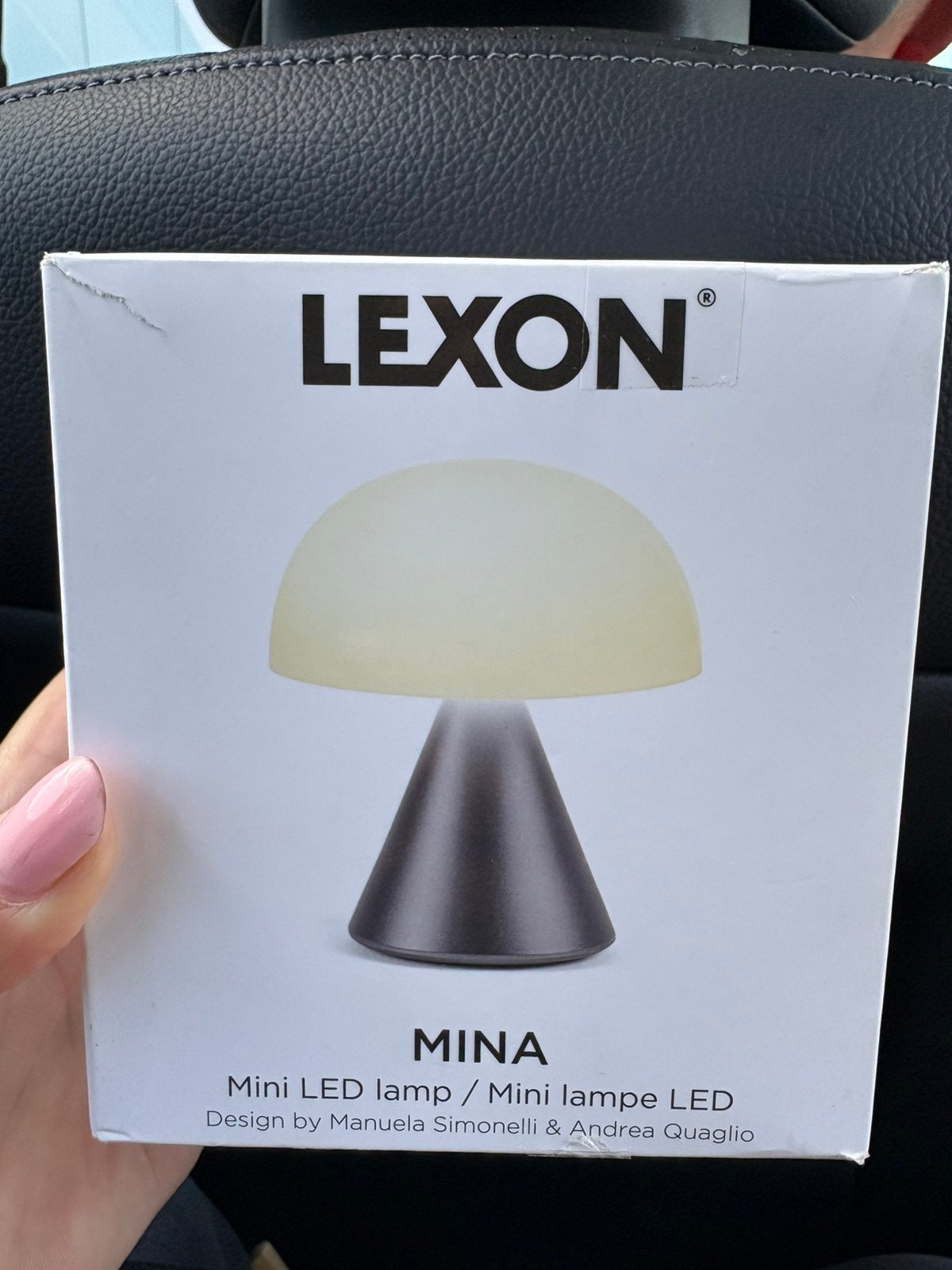 Lexon mini led lamp, Huis en Inrichting, Lampen | Wandlampen, Ophalen of Verzenden, Nieuw, LED, Zilver