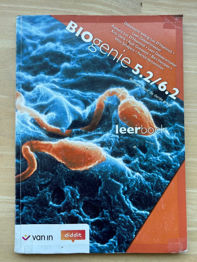 Biogenie 5.2/6.2 leerboek, Boeken, Ophalen, Gelezen, ASO, Biologie