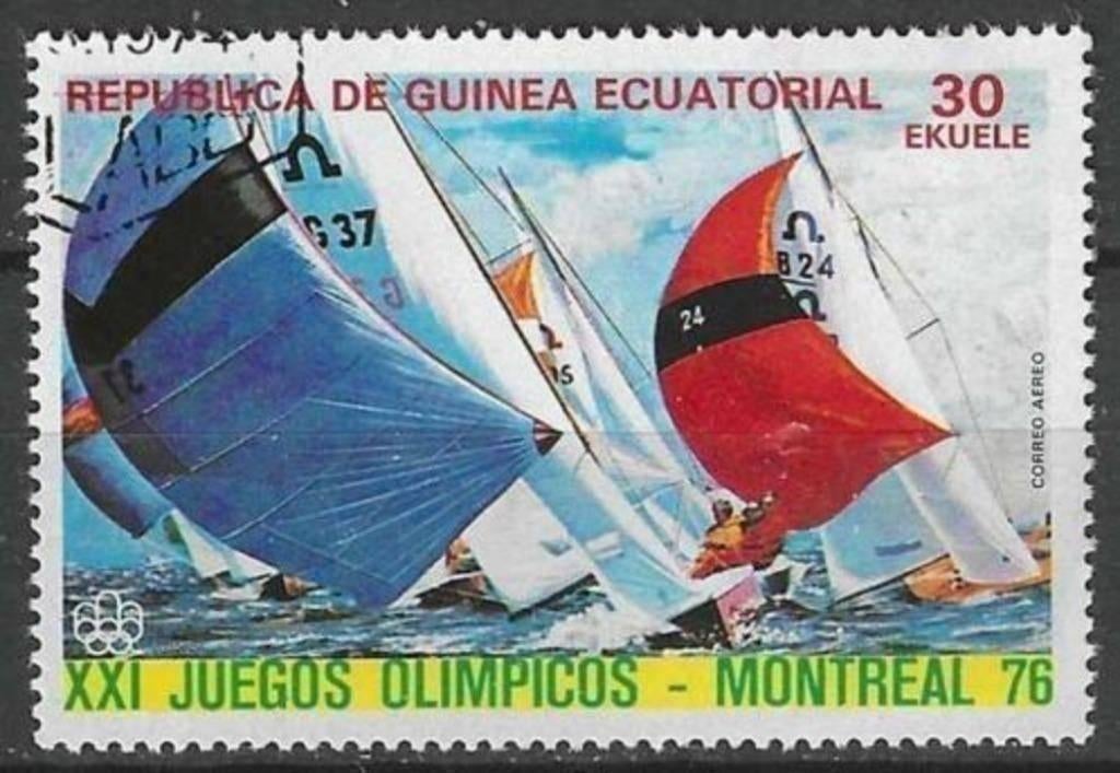 Equatoriaal Guinea 1976 - Yvert 1057PA - Montreal 1976 (ST), Verzenden, Gestempeld
