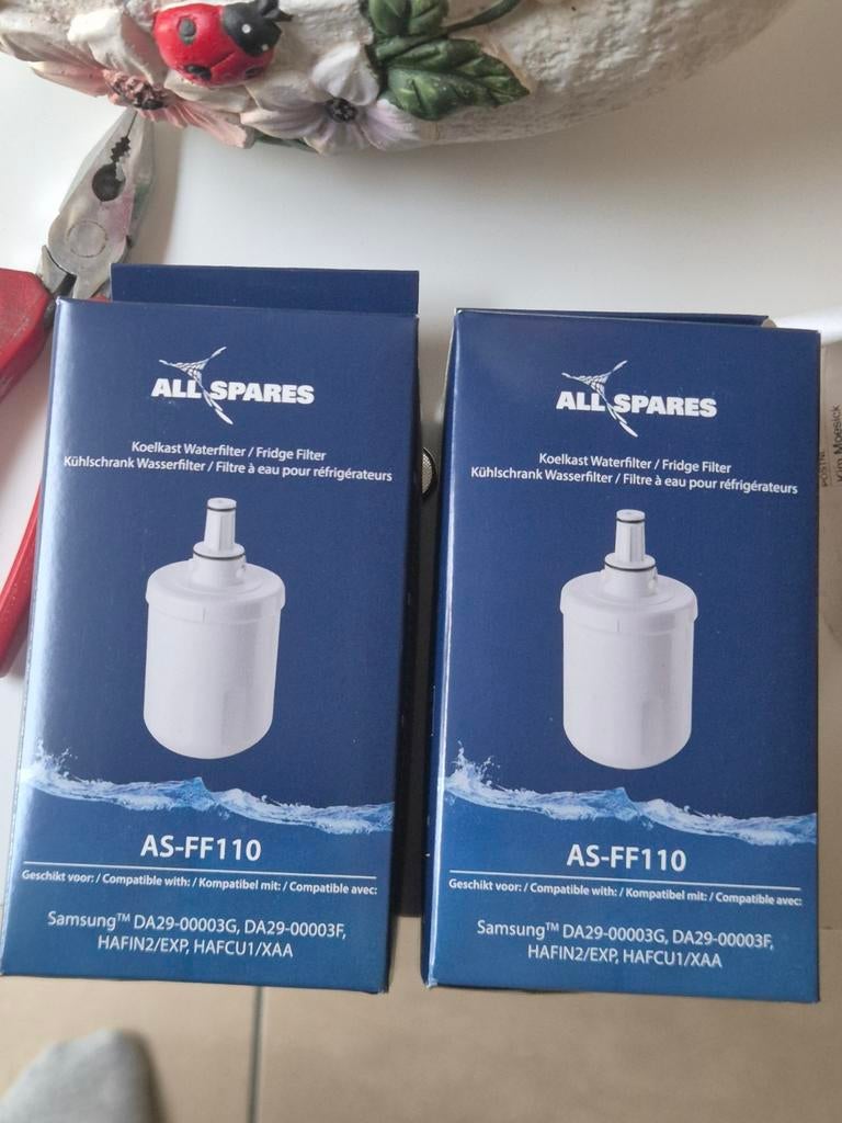 2 nouveaux filtres à eau pour réfrigérateur Samsung, Electroménager, Enlèvement
