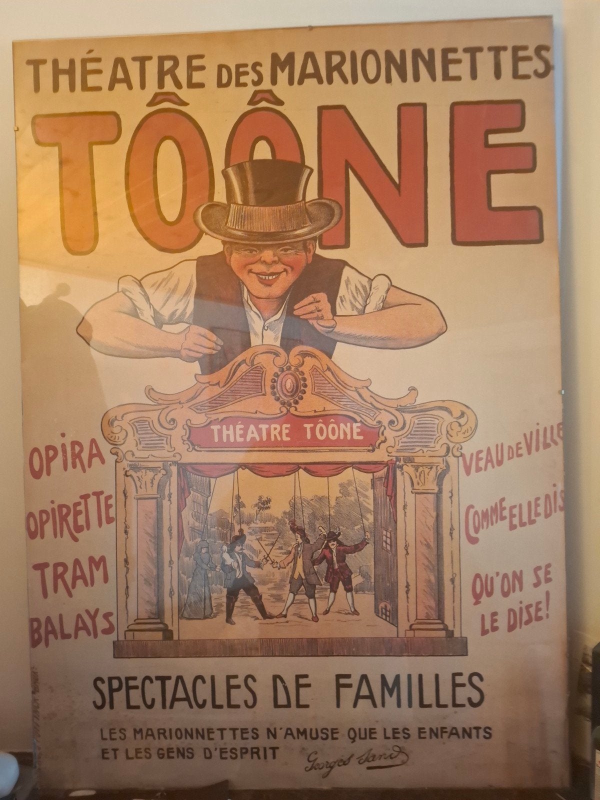 Vielle Affiche théâtre bxl