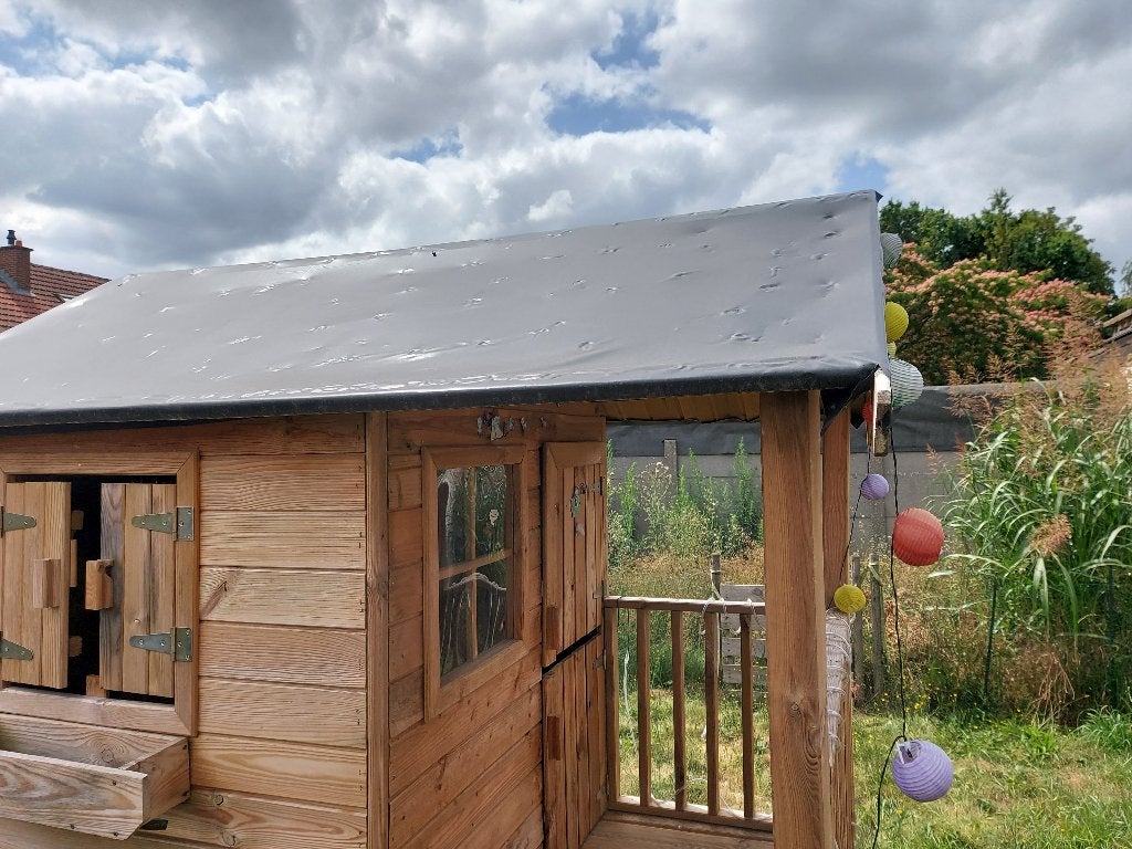 Boomhutje op palen te koop, Kinderen en Baby's, Speelgoed | Buiten | Speelhuisjes, Zo goed als nieuw, Hout, Ophalen