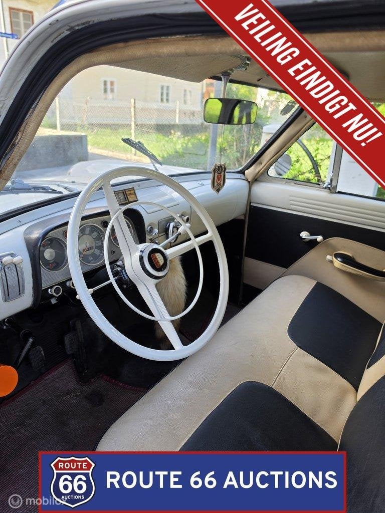 Ford Taunus 12M | 1961 | Route 66 Auctions, Auto's, Zwart, Bedrijf, Handgeschakeld, Overige carrosserie