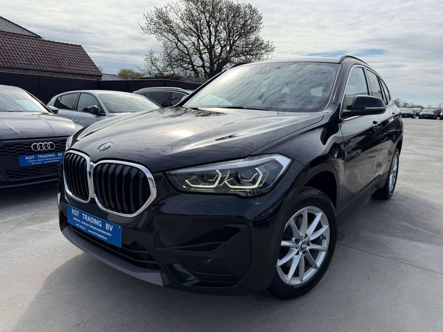 BMW X1 2.0DA 136PK AUTOMAAT NAVI ZWART LEDER FULL LED CAMERA, 118 g/km, 4 cilinders, Parkeerassistent, 136 pk