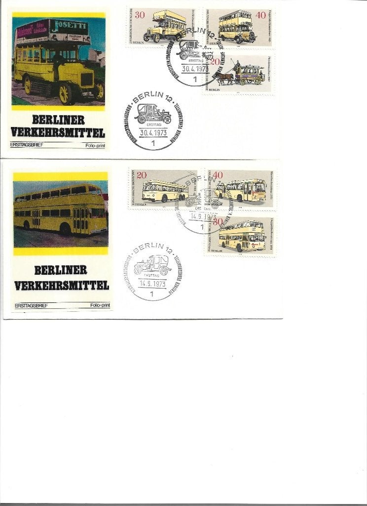 postzegels Duitsland, Envoi, Affranchi