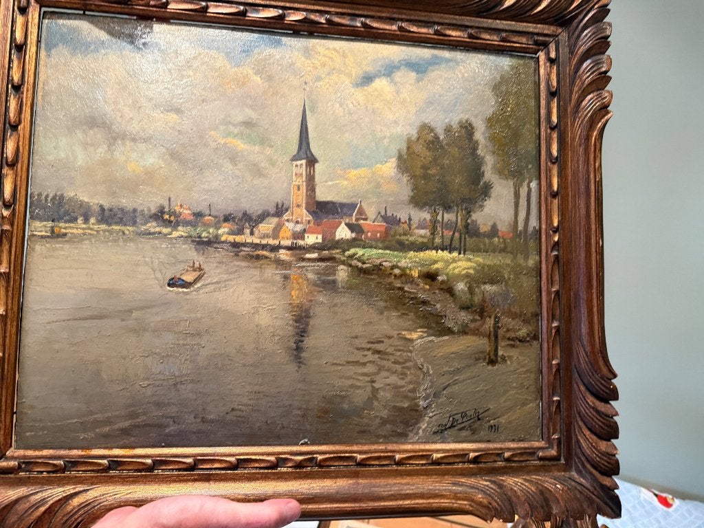 Schilderijen, Antiek en Kunst, Ophalen, Klassiek, Ingelijst, Landschap