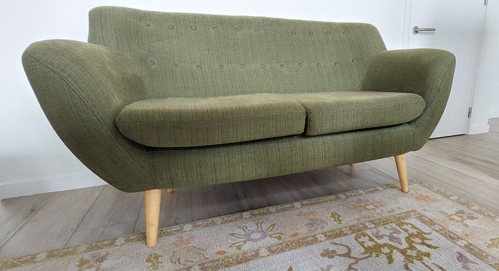2-zits bank te koop, Huis en Inrichting, Ophalen, Gebruikt, Sixties, Tweepersoons