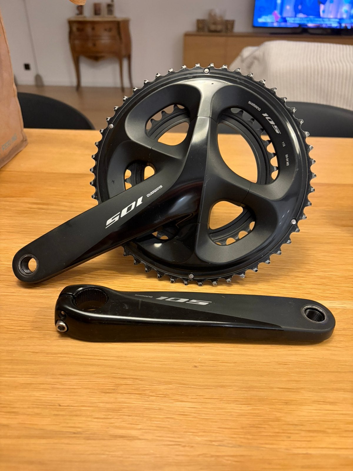 pedalier 105, Vélos & Vélomoteurs, Enlèvement, Comme neuf