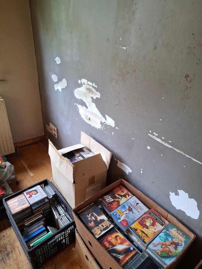 vhs banden, Ophalen, Gebruikt
