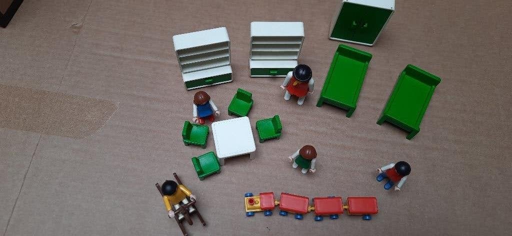 Vintage Playmobil 3417 - Kinderkamer, Kinderen en Baby's, Gebruikt, Complete set, Overige typen, Ophalen of Verzenden