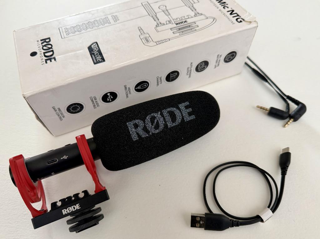 Rode VideoMic NTG — on-camera shotgun microfoon, Enlèvement, Comme neuf, Autres types