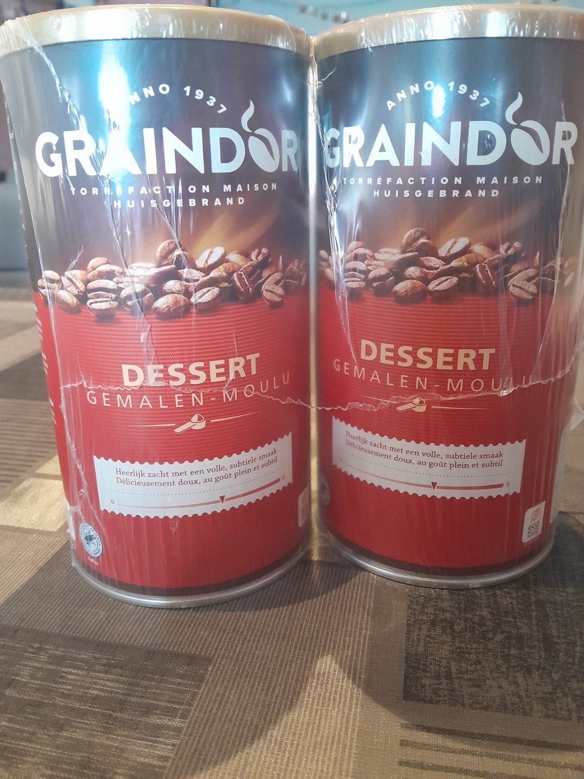 graindor dessert koffie, Enlèvement