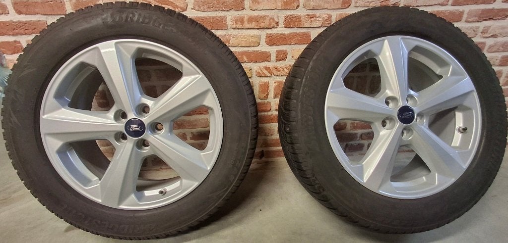 Ford velgen + winterbanden 18inch, Autos : Pièces & Accessoires, Pneus hiver, 18 pouces, Enlèvement, Utilisé