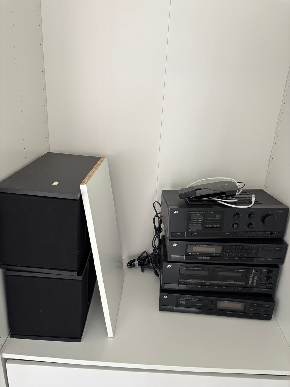 Sansui a3000 stereo met afstandsbed incl 2 bose luidsprekers, Ophalen, Gebruikt, Overige merken