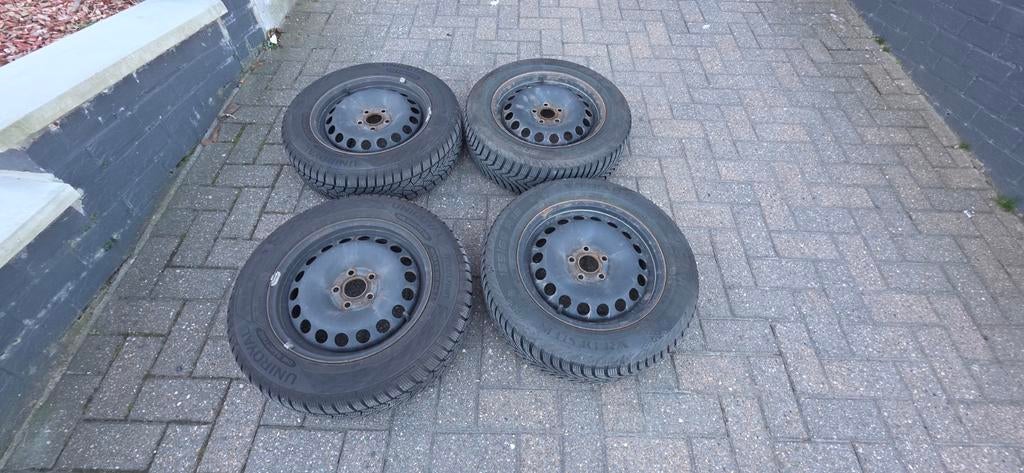 Pneus Hiver monter sur jantes en 15" 5x100, Autos : Pièces & Accessoires, 15 pouces, Pneus hiver, Véhicule de tourisme, 185 mm