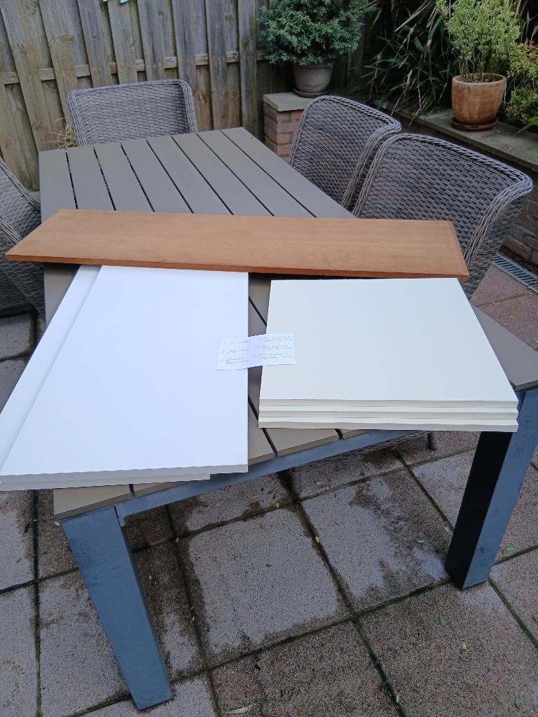 Lot de 6 planches, Ophalen, Gebruikt, Hout, Laminaat