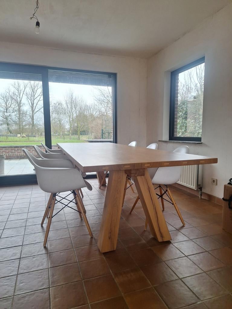 Tafel 280cm design Van Rossum, Huis en Inrichting, Ophalen