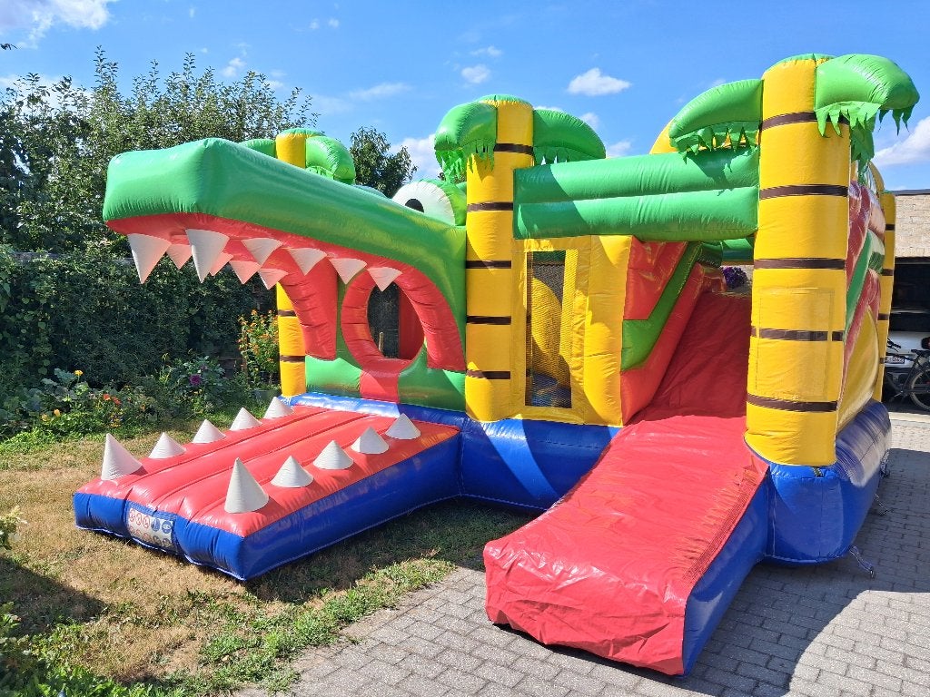 Springkasteel Krokodil, Ophalen, Zo goed als nieuw