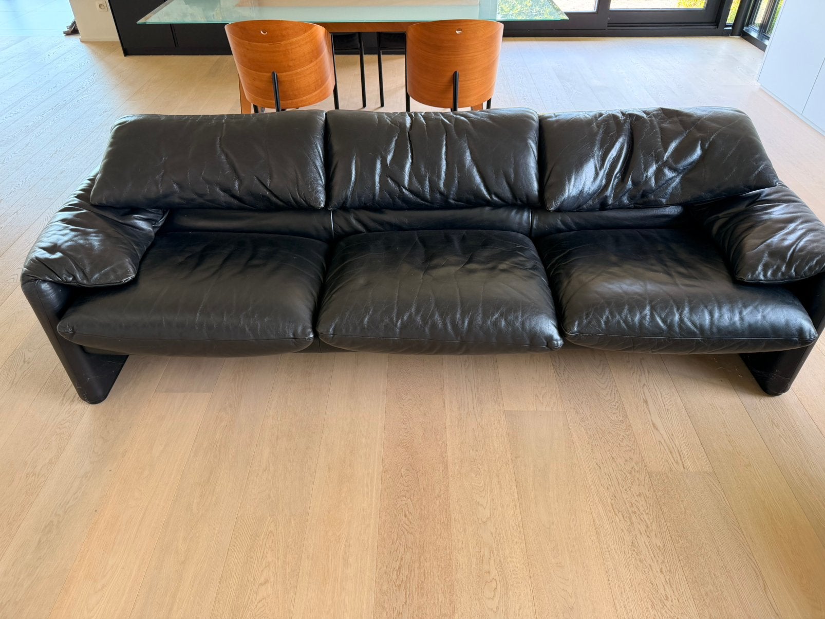 Cassina maralunga 3-zit design, Enlèvement, Utilisé