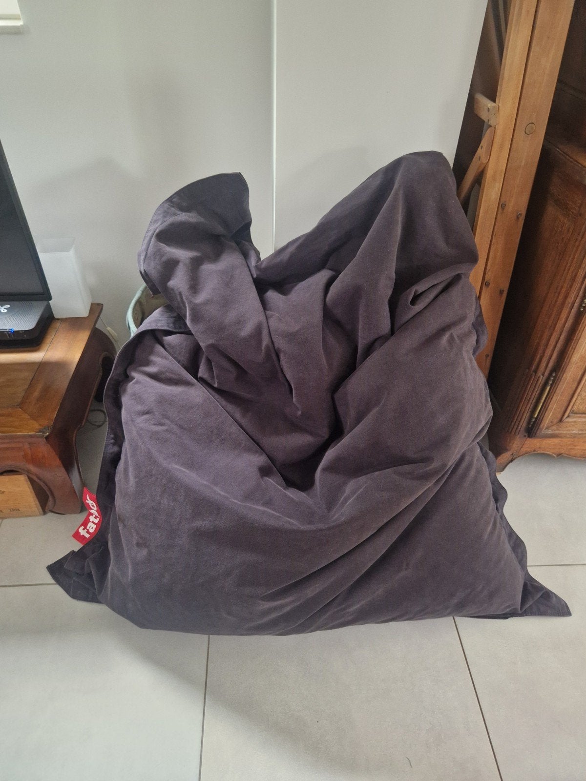 Gros pouf Fatboy noir, Maison & Meubles, Sièges-poires, Enlèvement, Noir, Pouf