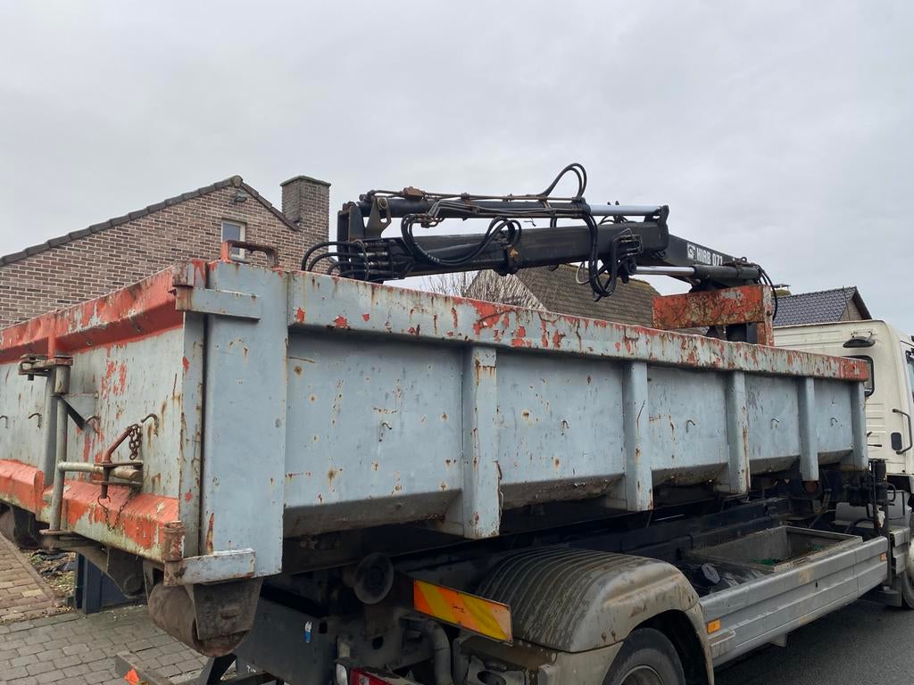 Container 5 meter op 2.3 b 75cm h, Ophalen