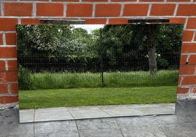 badkamerspiegel, Huis en Inrichting, Badkamer | Badkamermeubels, Ophalen, Zo goed als nieuw, 100 tot 150 cm, Minder dan 100 cm