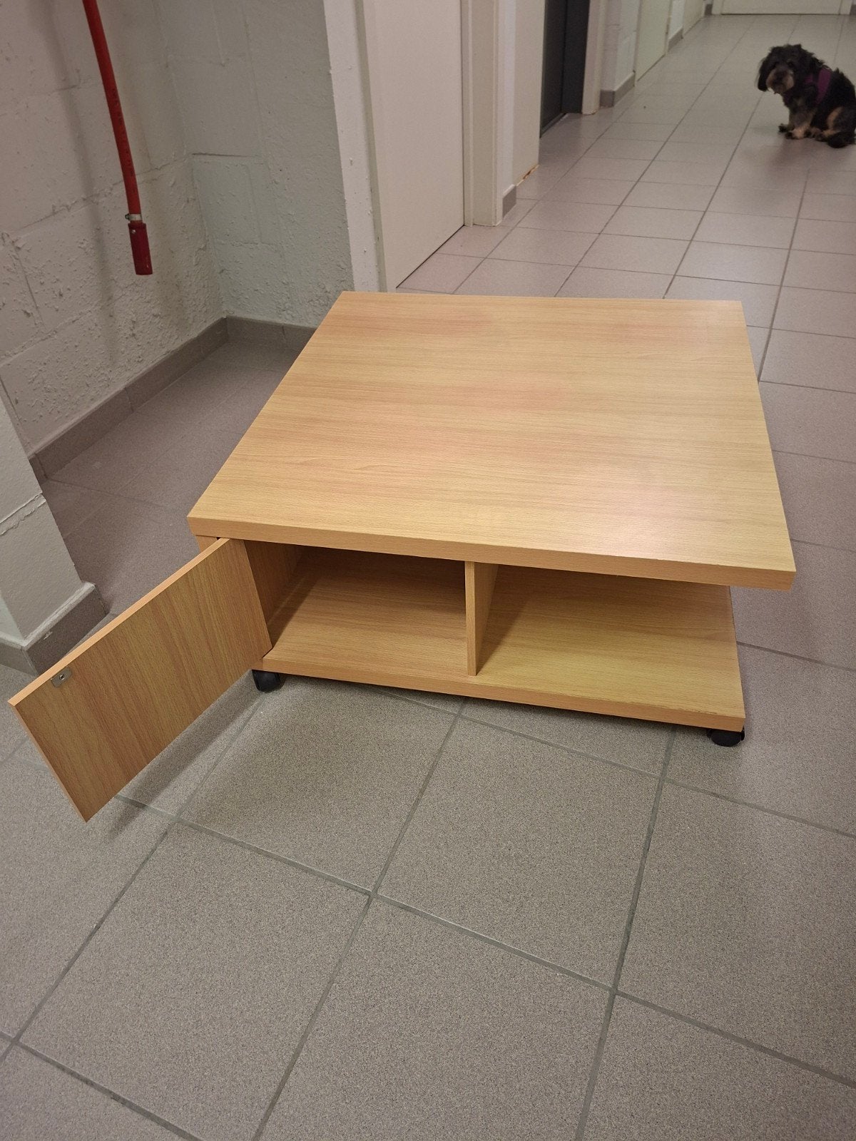 salontafel met 2 opberg kastjes 70x70 x40, Huis en Inrichting, Ophalen, Zo goed als nieuw