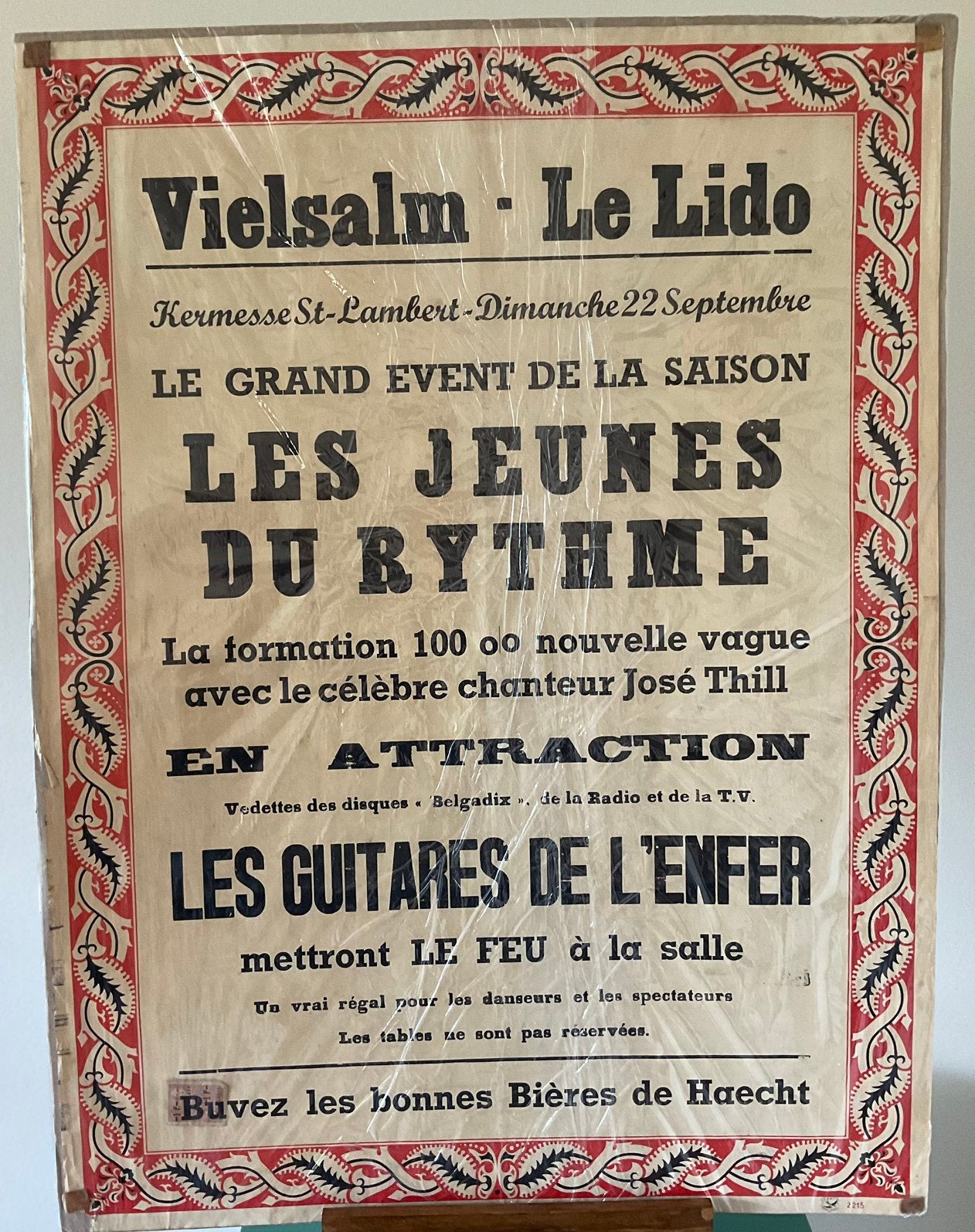 Affiche ancienne de VIELSALM, Enlèvement ou Envoi, Comme neuf, Autres types