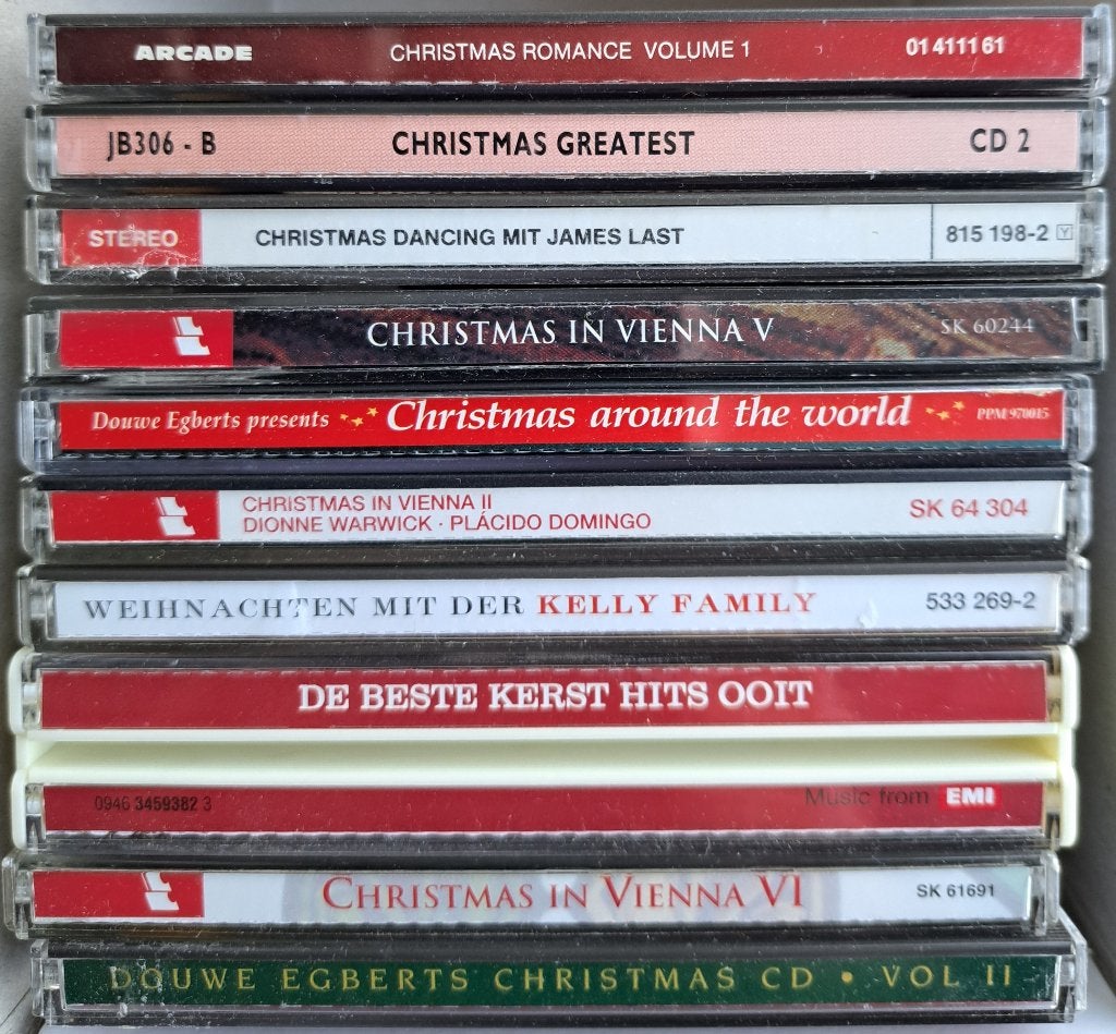 Cd's kerstmuziek, Cd's en Dvd's, Ophalen, Gebruikt