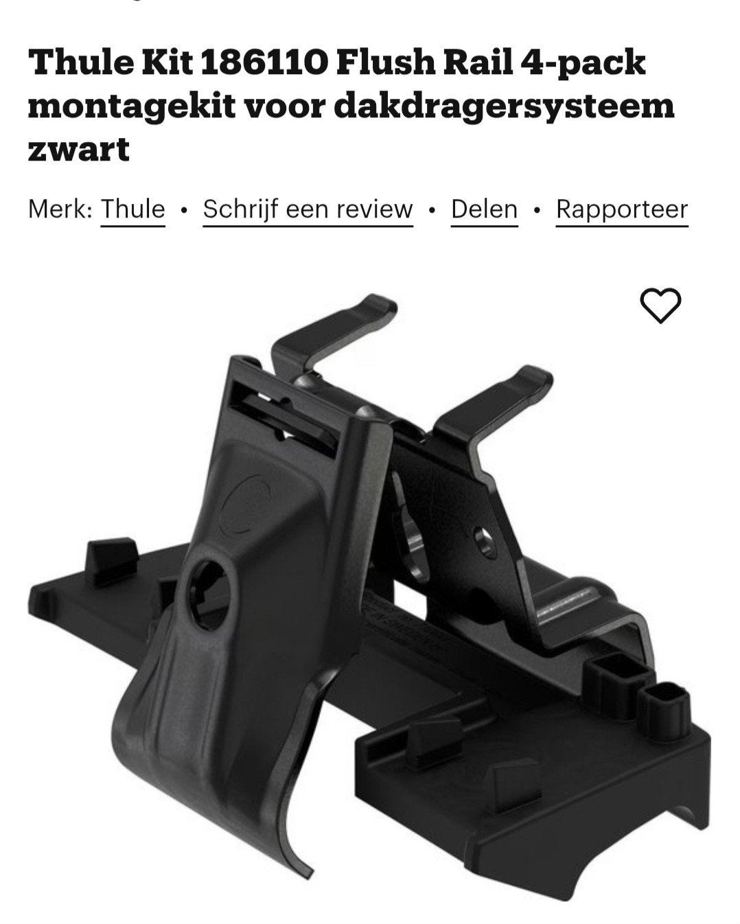 Klemmen voor dakdragers, Auto diversen, Ophalen